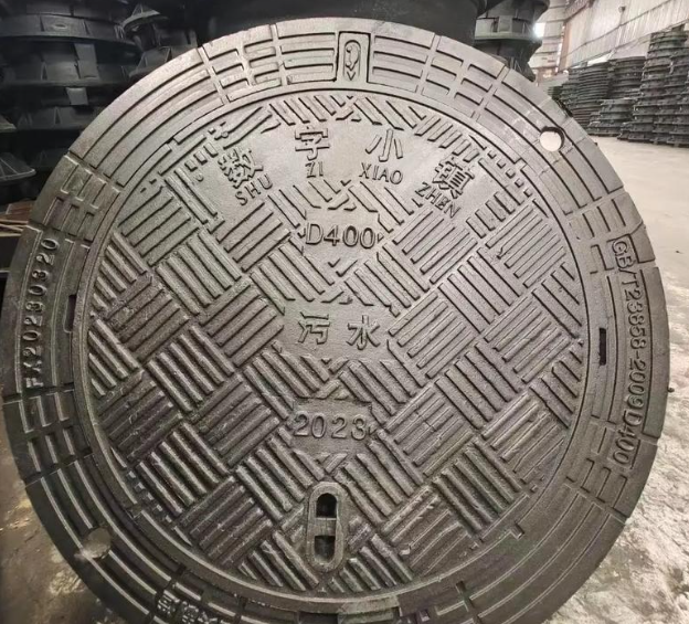 宿松球墨铸铁防沉降井盖展示